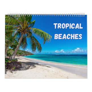 Calendário Praias Tropicais Coloridas