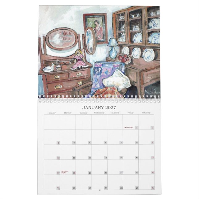 Calendário Prazeres do país (Jan 2027)