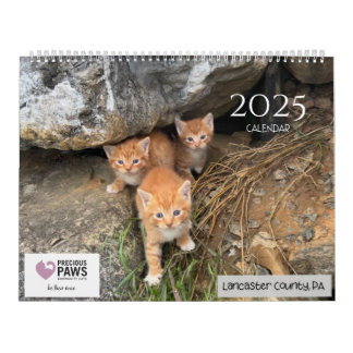 Calendário .Precioso Paws 2025.