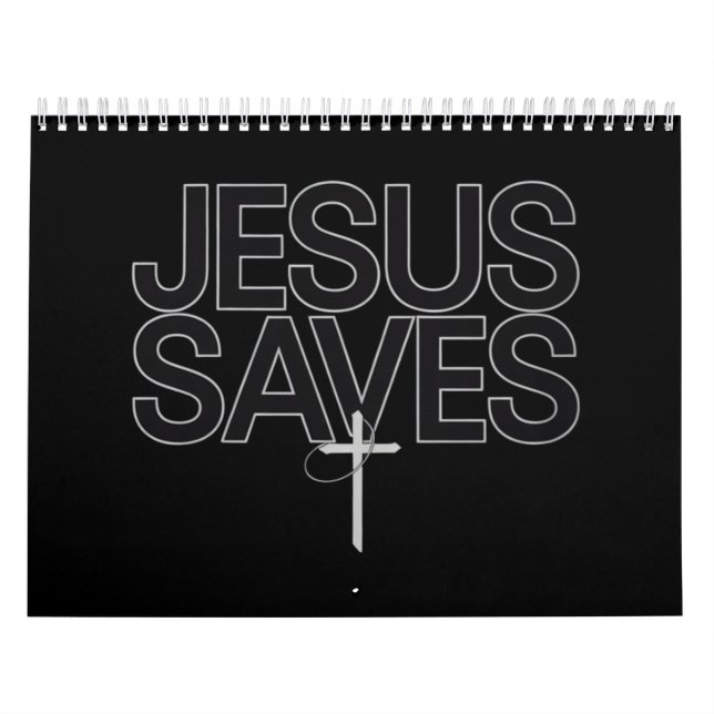 Calendário Presente Cristão Versículo da Bíblia da Fé de Jesu (Capa)