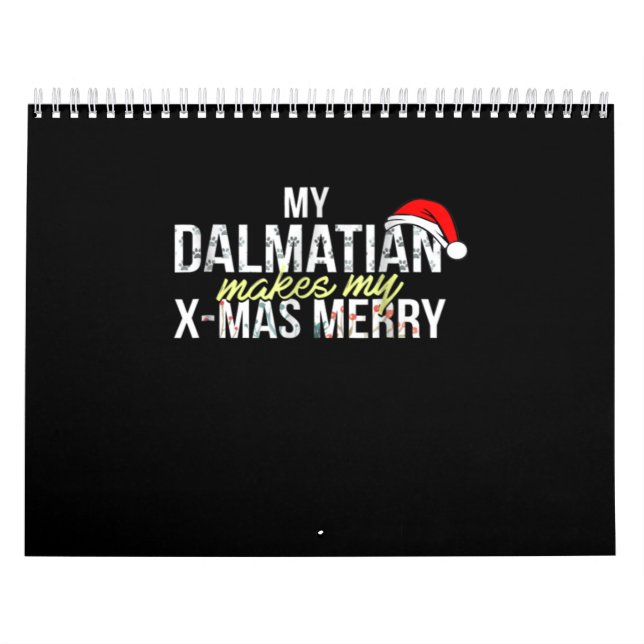 Calendário Presente Dalmático|Meu Dalmático faz minha Feliz d (Capa)