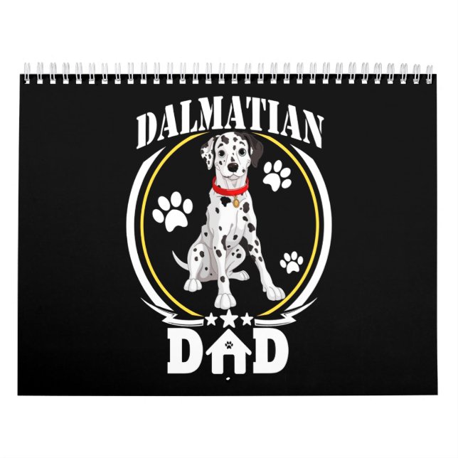 Calendário Presente Dalmático | Presente do Pai Dalmaciano (Capa)