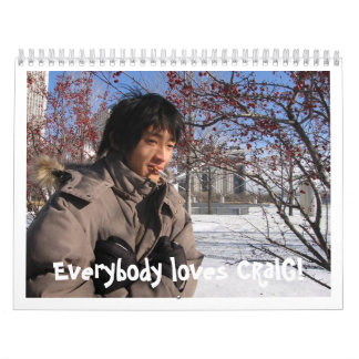 Calendário Presente de aniversário de Craig--último um