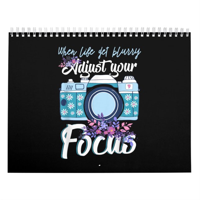 Calendário Presente de Fotógrafo - Fotografia da Câmera (Capa)