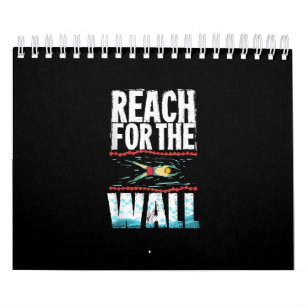 Calendário Presente de Natação Engraçado Atleta de Nadação