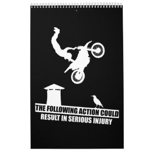 Calendário Presente De Sobrecarga De Motocicletas De Camada E