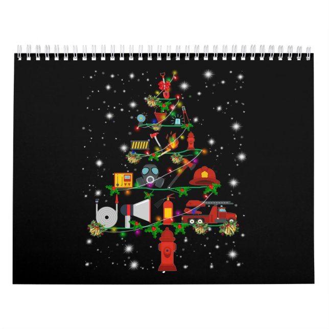 Calendário Presente do Bombeiro | Feliz Natal para os Bombeir (Capa)