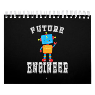 Calendário Presente do futuro Engenheiro Robótico Robótico Ro