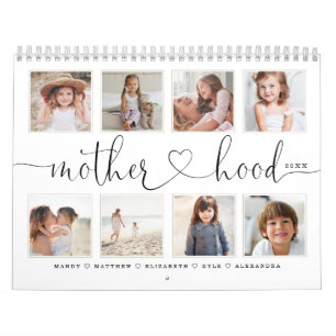 Calendário Presente para a mãe  Memórias de Fotos da Famíl