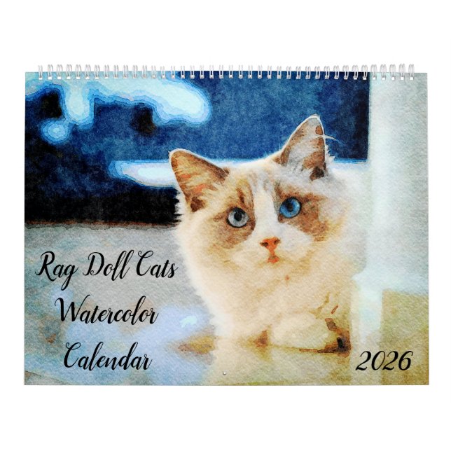 Calendário Presente para Mamãe Gata Boneca de Trapo 2026 (Capa)