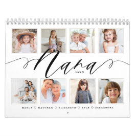 Calendário Presente para Nana | Fotografias Familiares Para N