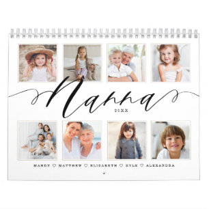Calendário Presente para Nanna   Fotografias Familiares Para 