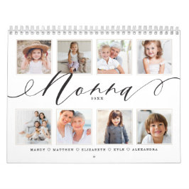 Calendário Presente para Nonna | Fotografias Familiares Para 