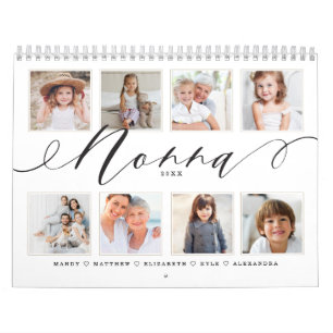 Calendário Presente para Nonna   Fotografias Familiares Para 