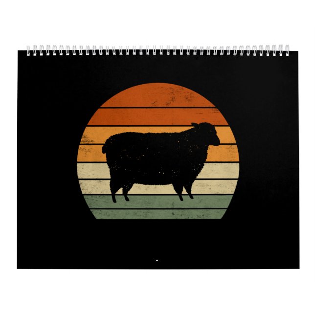 Calendário Presentes De Ovinos Para Homens | Criação De Ovino (Capa)