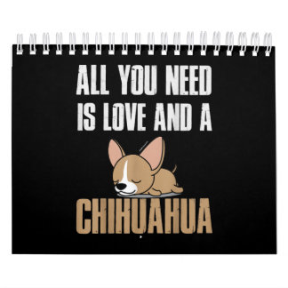 Calendário Presentes Para Chihuahua Lover | Bonitas dotes Chi