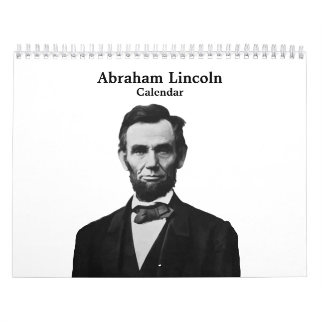 Calendário Presidente Abraham Lincoln (Capa)