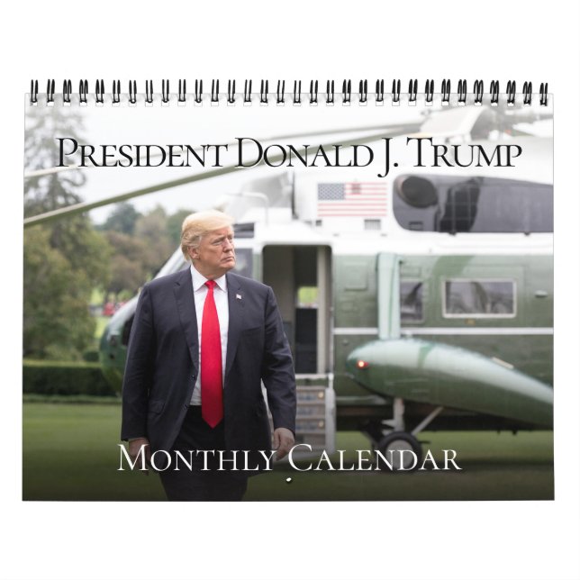 Calendário Presidente Donald J Trump 2025 Foto (Capa)