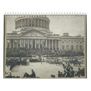 Calendário Presidente Theodore Roosevelt que toma o juramento