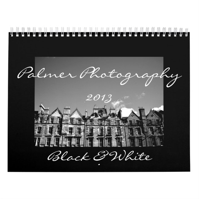 Calendário preto & do branco 2013 (Capa)