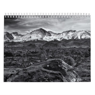 Calendário Preto e branco clássico