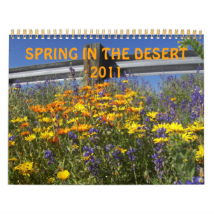 CALENDÁRIO PRIMAVERA NO DESERTO