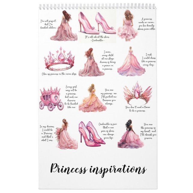 Calendário Princesas Inspirações (Capa)