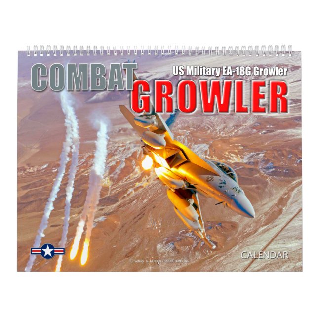 CALENDÁRIO PRODUTOR DE COMBATE - PRODUTOR EA-18G (Capa)