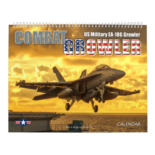CALENDÁRIO PRODUTOR DE COMBATE - PRODUTOR EA-18G (Capa)