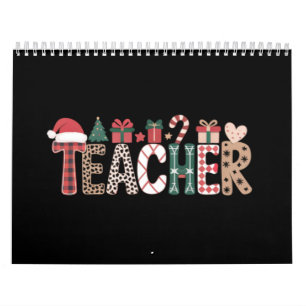 Calendário Professor Natal Vida Ensinar Amor Inspirador 