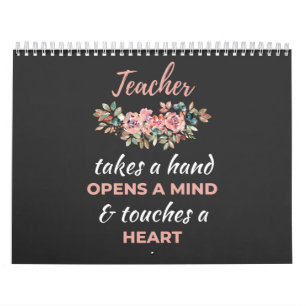 Calendário Professora Pega Mão Abre Mente