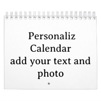 Calendário Projete seu próprio pequeno personalizado