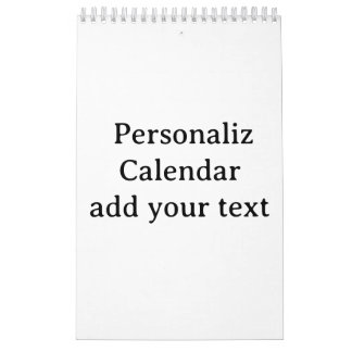 Calendário Projete sua própria página única personalizada