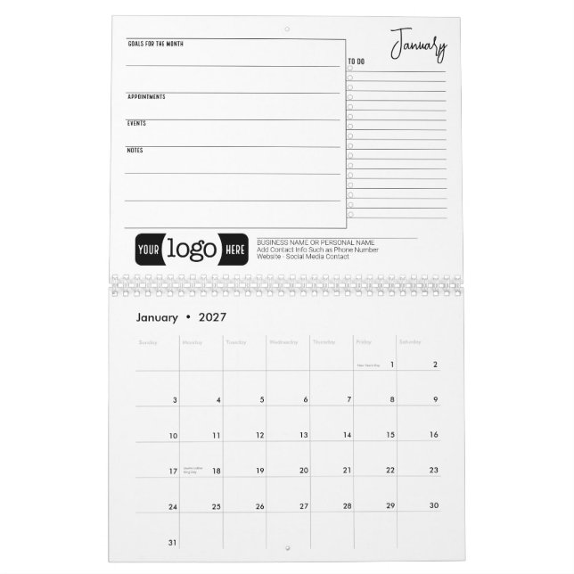 Calendário Promoção de Marca Comercial - com Metas Mensais do (Jan 2027)
