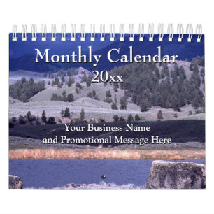 Calendário Promocional Oferta Mensal De Logotipo Corporativo 