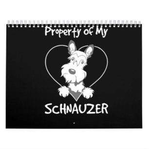 Calendário Propriedade Do Meu Schnauzer