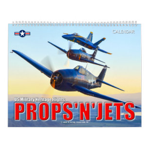 Calendário PROPS'N'JETS - Voos do Patrimônio Militar dos EUA