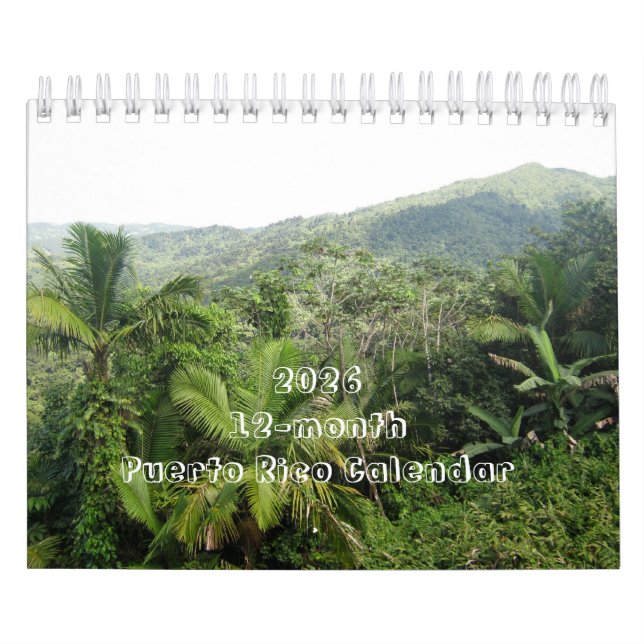 Calendário Puerto Rico - by Galina - Calendar (Capa)