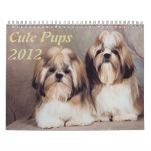 Calendário Pups em Cute 2012
