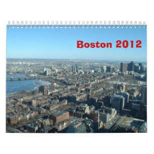 Calendário Quatro estações em Boston - 2012