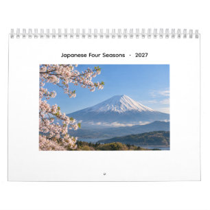 Calendário Quatro Estações Japonesas 2027