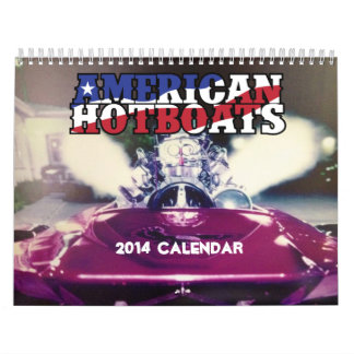 Calendário quente americano de 2014 barcos