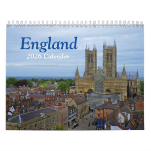 Calendário Quintessencial Inglaterra 2026