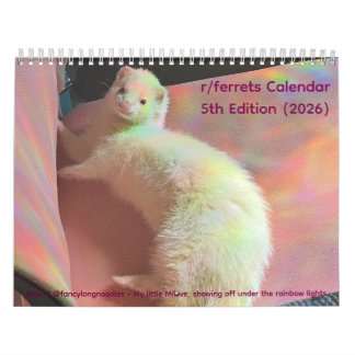 Calendário r/ferrets 5ª Edição (2026)
