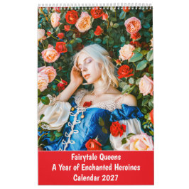 Calendário Rainhas de Contos de Fadas – Um Ano de Heroínas En