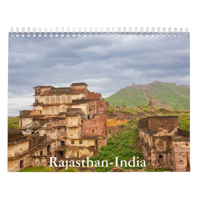 Calendário Rajasthan-India (Capa)