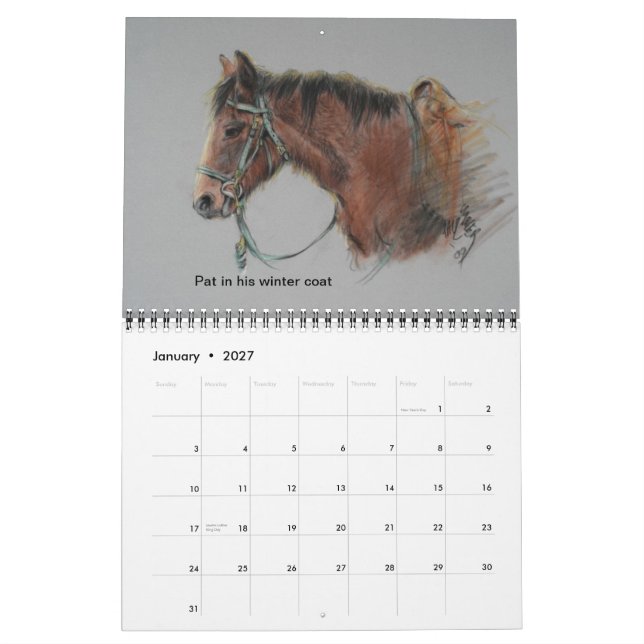 Calendário Ranch do Cavalo Morgan 2015Calendário PRNS (Jan 2027)