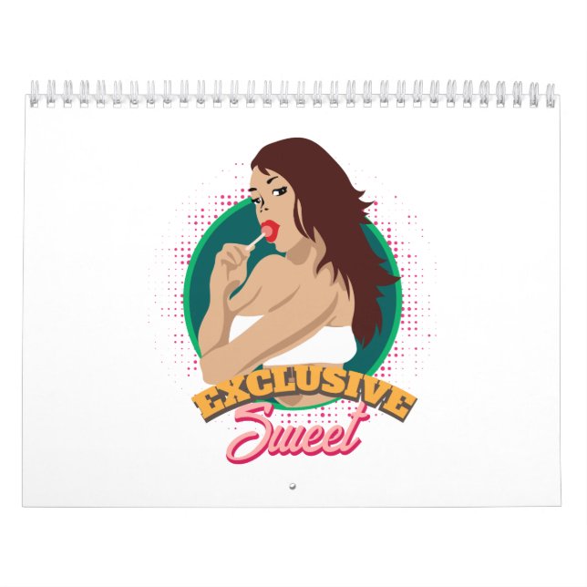 Calendário Rapariga de Arte Nose Exclusiva Doce Ideia (Capa)
