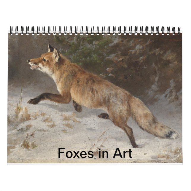 Calendário Raposas na arte (Capa)