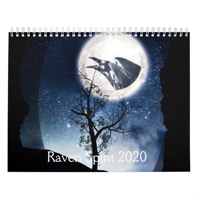 Calendário Raven Spirit 2020 (Capa)